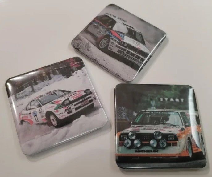 Magnets Rally Legends 5x5cm - Integrale Celica Quattro