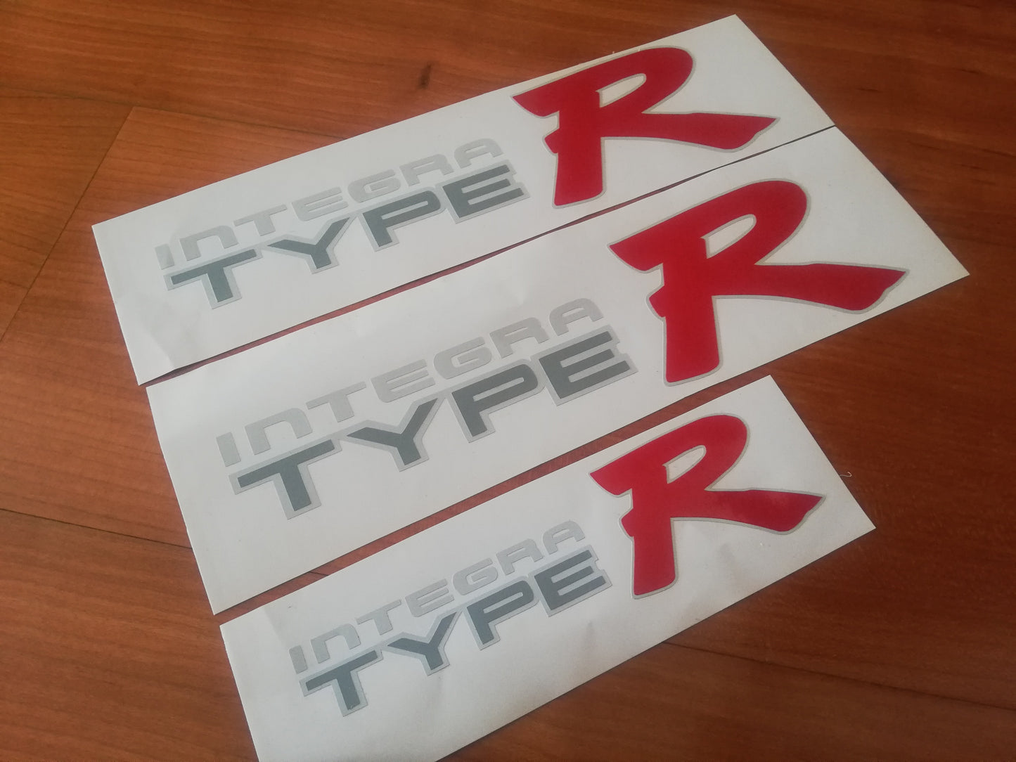 Integra DC2 Type R - Fits DC2 B18 (Black) - Reproduction Side Decal / Stickers