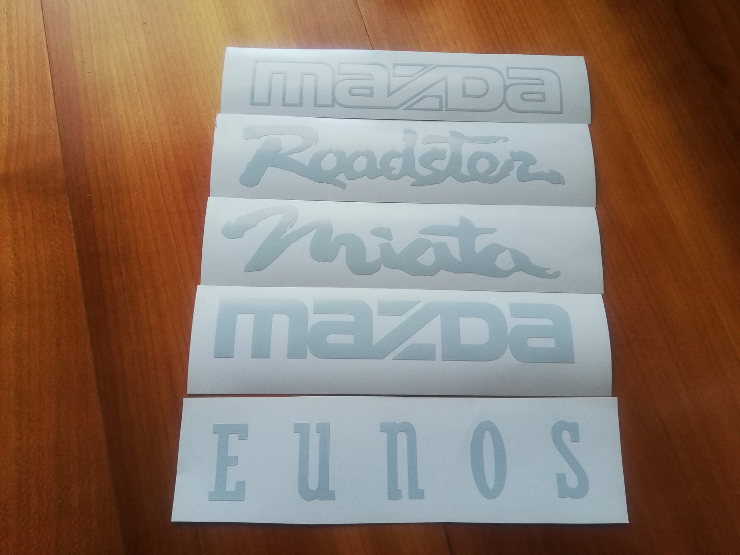 MX5 Front Bumper logo - Mazda Miata Roadster Eunos NA/NB/NC - Decal / Sticker emblem