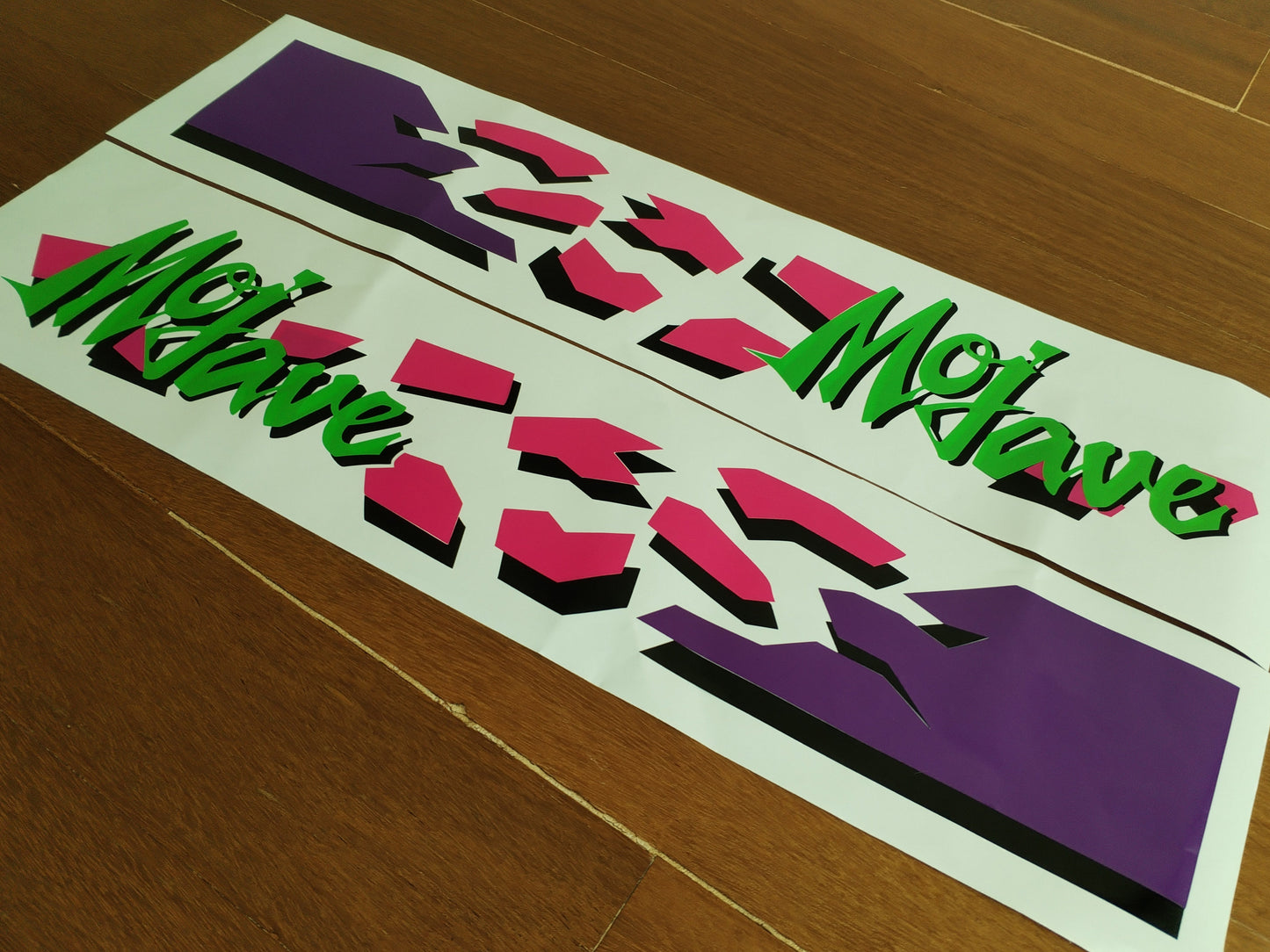 Mojave KSF 250 dohc Quad Stickers - ATV - Reproduction Decals Kit