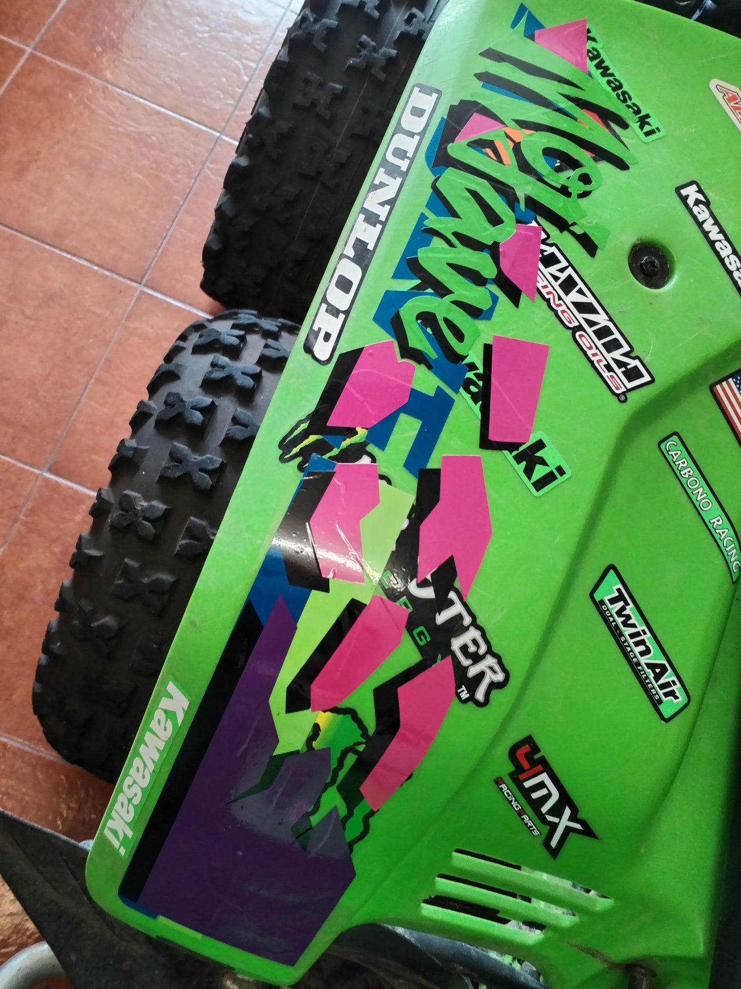 Mojave KSF 250 dohc Quad Stickers - ATV - Reproduction Decals Kit