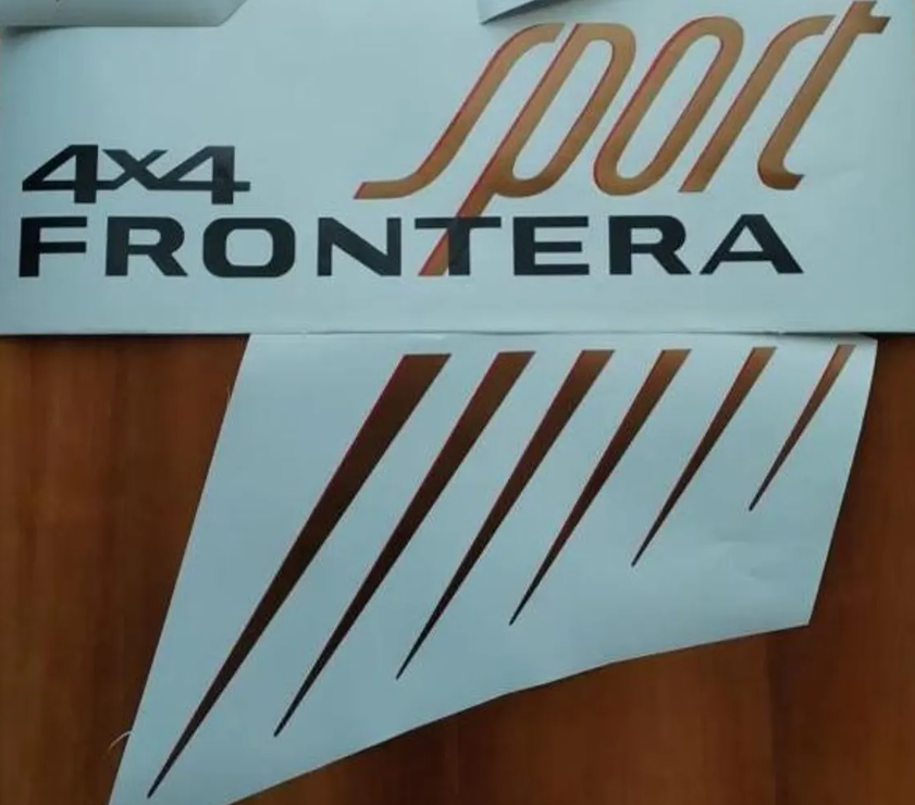 Decals Frontera Sport 4x4 - Fits Opel Frontera - Reproduction Sticker