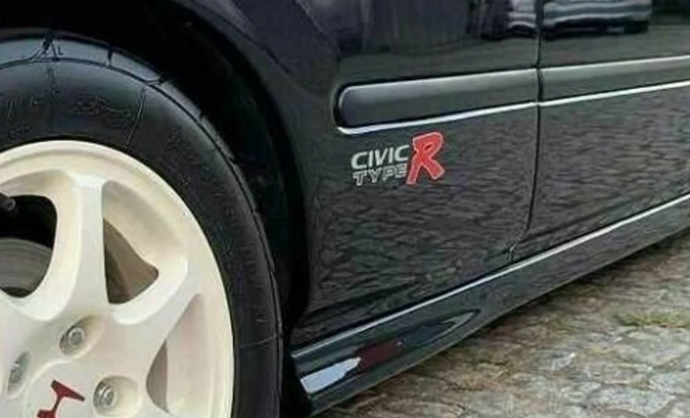 Civic EK Type R - Fits Civic 96-00 - Reproduction Decal / Stickers - EK9