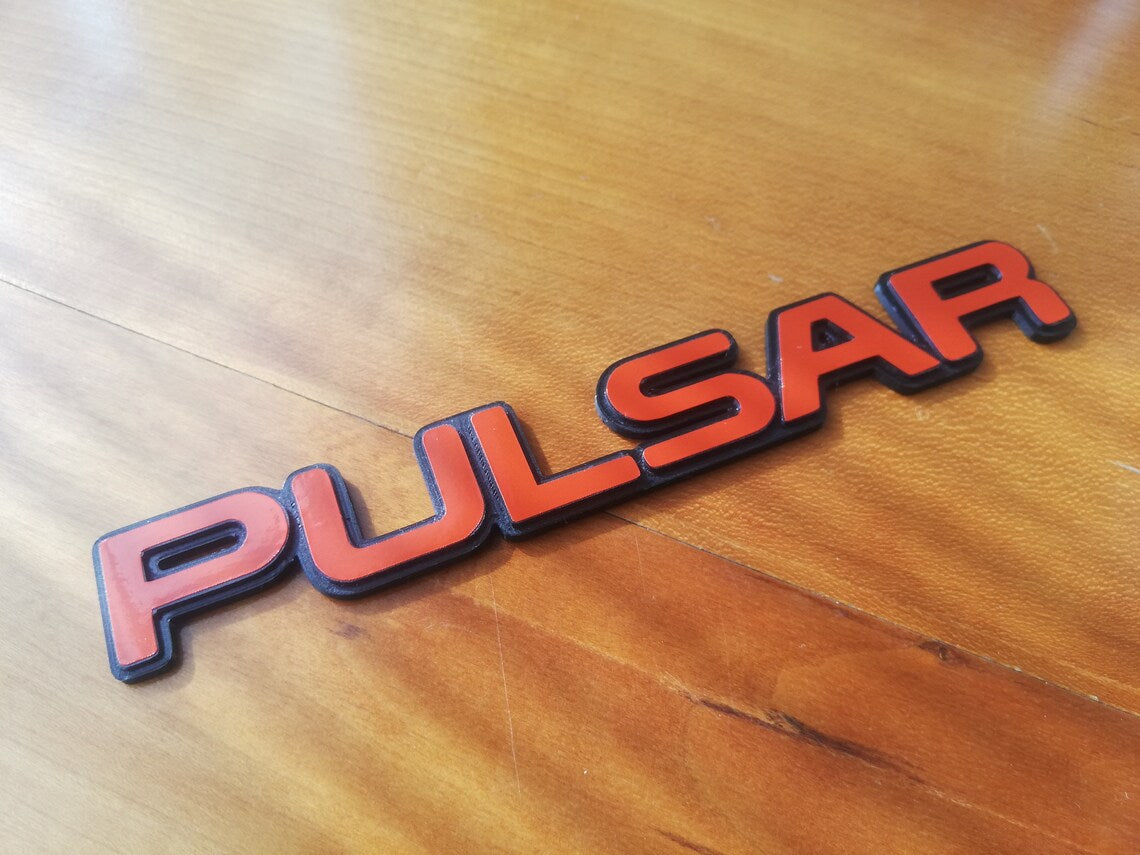 Sunny / Pulsar - 2.0 Rear Reproduction Emblem (fits N14 GTIR) - 3D Badge