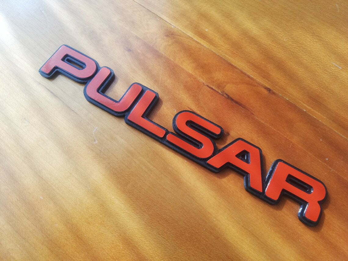 Sunny / Pulsar - 2.0 Rear Reproduction Emblem (fits N14 GTIR) - 3D Badge