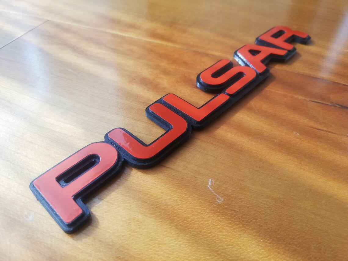 Sunny / Pulsar - 2.0 Rear Reproduction Emblem (fits N14 GTIR) - 3D Badge