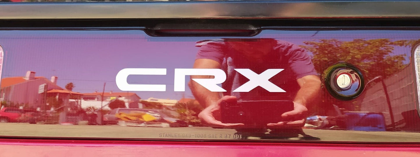 Reflective CRX Civic ED9 / EE9 - Rear Reflective Decal Fits 88-91 D16 B16 CRX