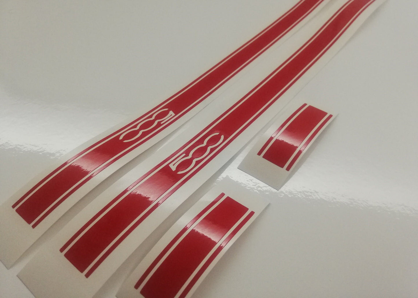 500 Side Stripe - Fits Fiat 500 Abarth Punto - Decal 2x Set