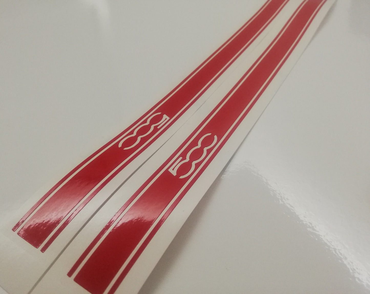 500 Side Stripe - Fits Fiat 500 Abarth Punto - Decal 2x Set
