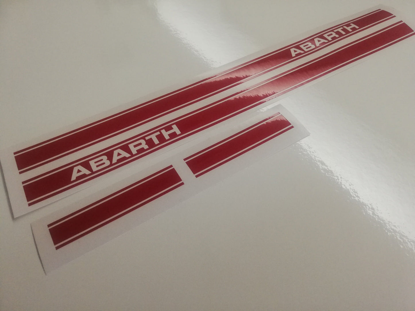 Abarth Side Stripe - Fits Fiat 500 Abarth Punto - Decal 2x Set