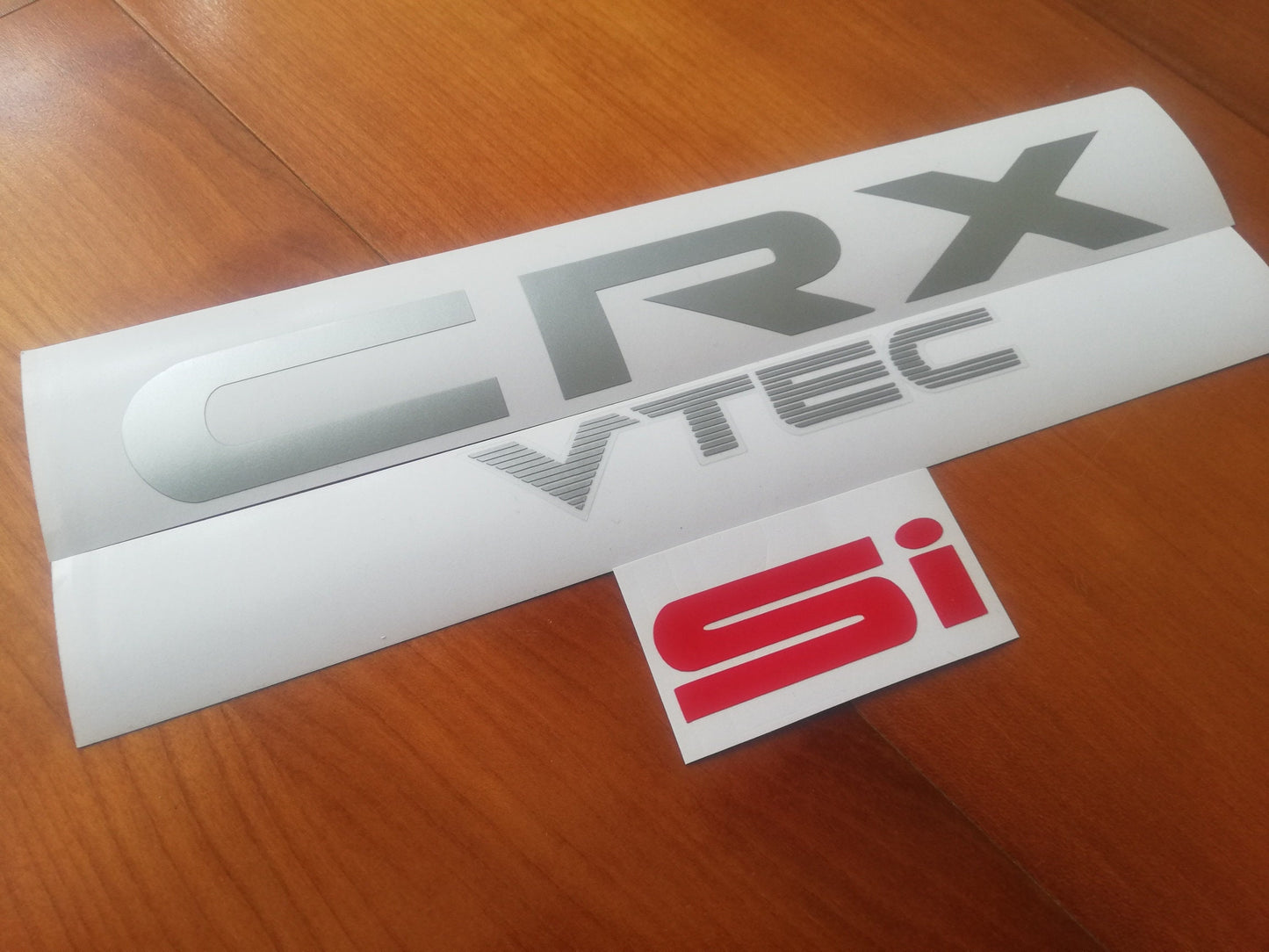 CRX - Ed / Ef / Ee - "CRX Vtec" + "Si" Decal - Fits 88-91 Civic CRX