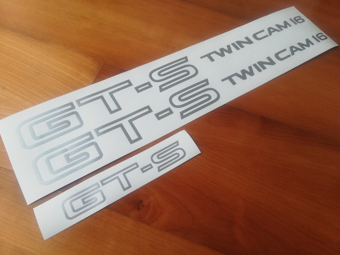 AE92 Corolla GT-S replacement side Decals / Stickers - Fits GT-S Twin Cam 16 - Sticker Aftermarket Decal