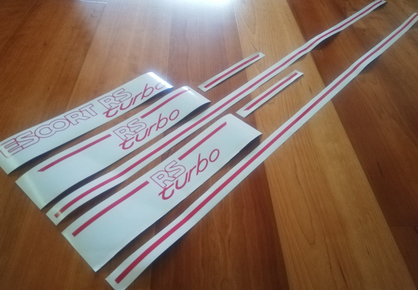 Escort RS Turbo Rear and Side Stripes / Stickers - Fits Ford Escort Series 2 - Sticker