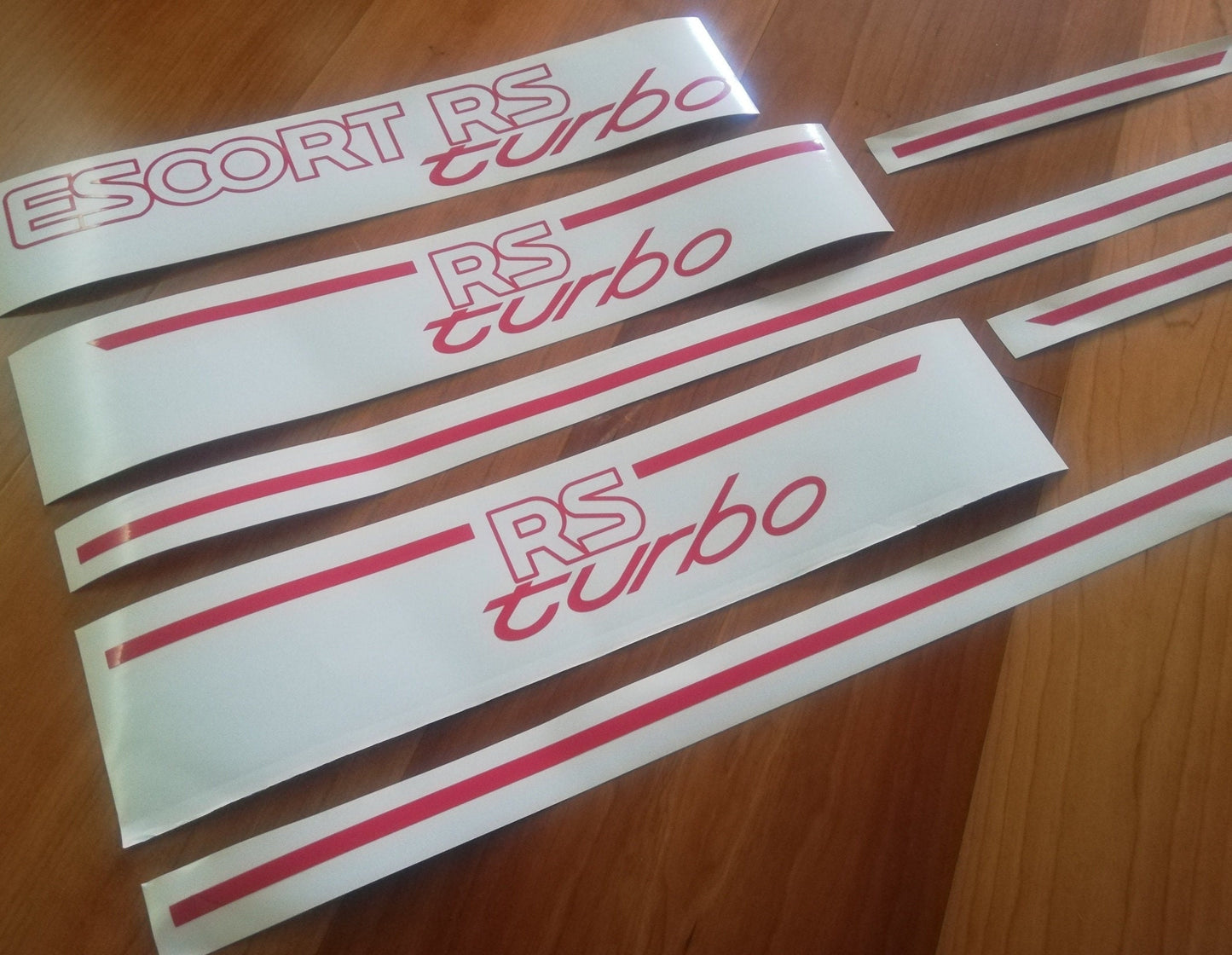 Escort RS Turbo Rear and Side Stripes / Stickers - Fits Ford Escort Series 2 - Sticker