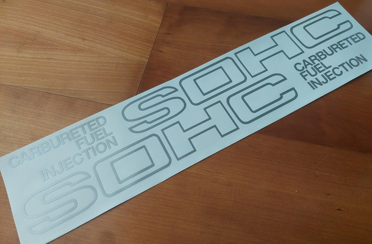 CRX Civic Side Sticker - 84-87 - SOHC Carbureted FI Decal - Fits Civic Crx