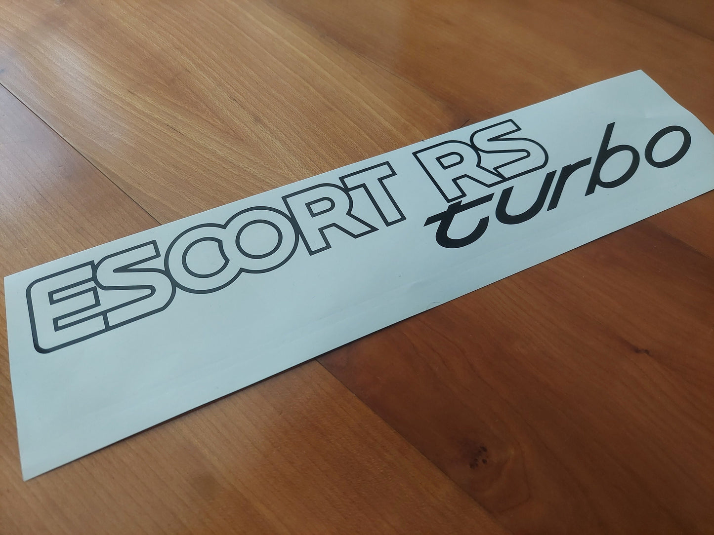 Escort RS Turbo Rear Stickers - Fits Ford Escort rear decal - Reproduction Sticker