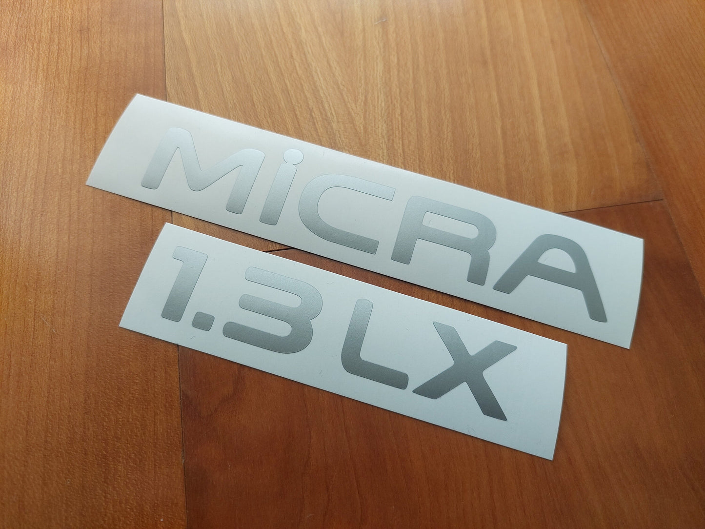 Micra 1.3 1.0 Gx Lx Slx Rear Decals - Fits MK2 K11 - Reproduction Stickers