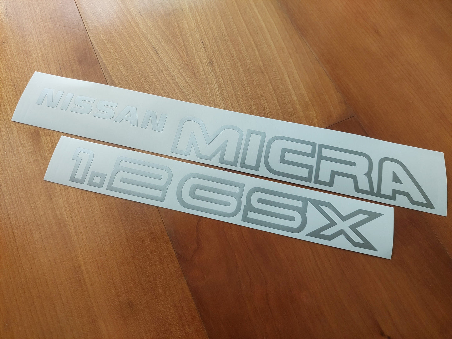 Micra K10 LX LS GSX Rear Decals - Fits MK1 1.2 1.0 - Reproduction Stickers