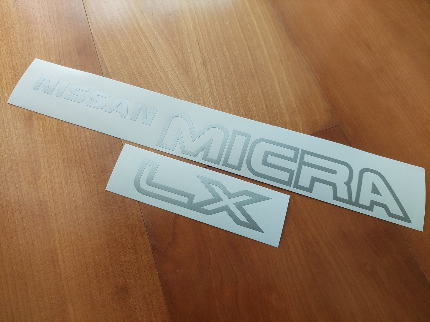 Micra K10 LX LS GSX Rear Decals - Fits MK1 1.2 1.0 - Reproduction Stickers