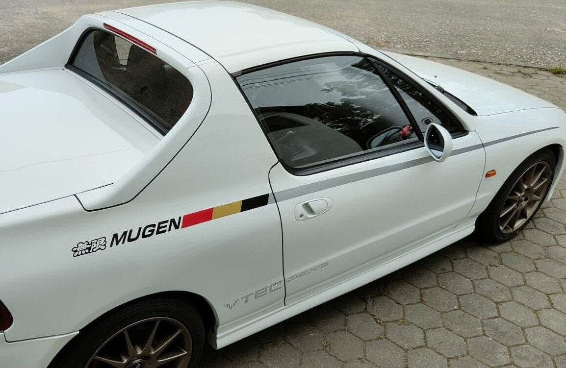 Stripes DelSol Mugen - Side Stickers Del Sol CRX - Reproduction Delsol VTi Vtec