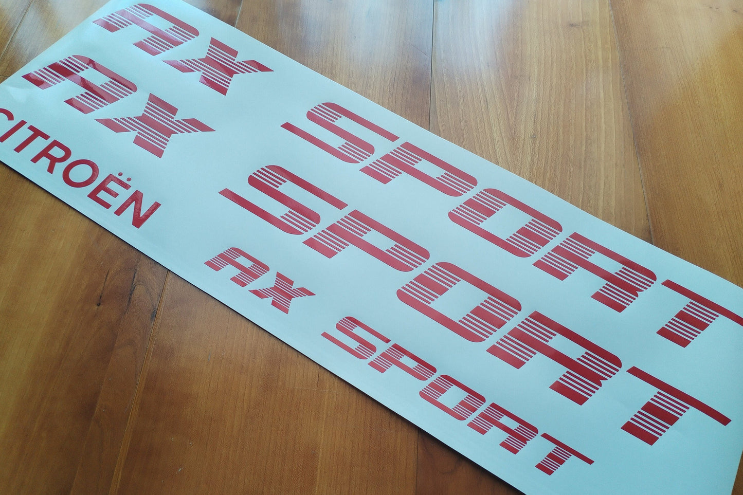 AX Sport Side Rear Sticker kit - Fits Citroen AX - Replacement Decal kit