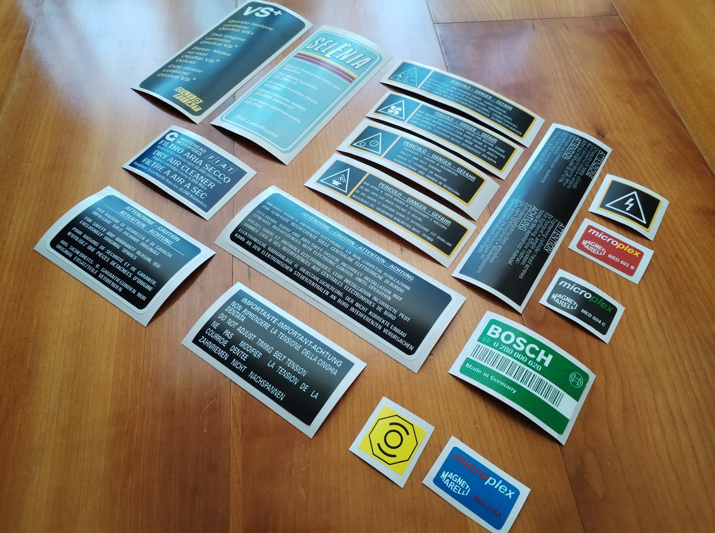 MK1 Uno Turbo i.e - Fits Fiat Uno Turbo Phase 1 (85-89) - Engine Interior Stickers / Decals