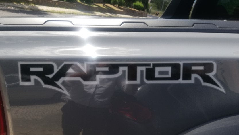 Raptor Ranger Red "R" Side Decals Pick-Up - 70cm/27' - 4x4 Off Road - Fits Ford Bedside - Sticker