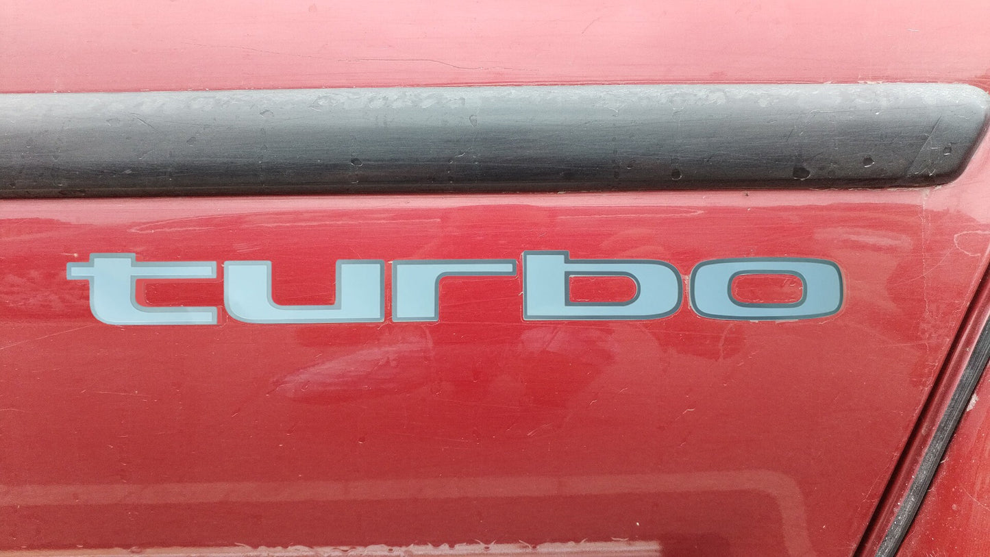 Side Decals Land Cruiser Turbo - Fits LandCruiser - 4x4 off road - Reproduction Sticker
