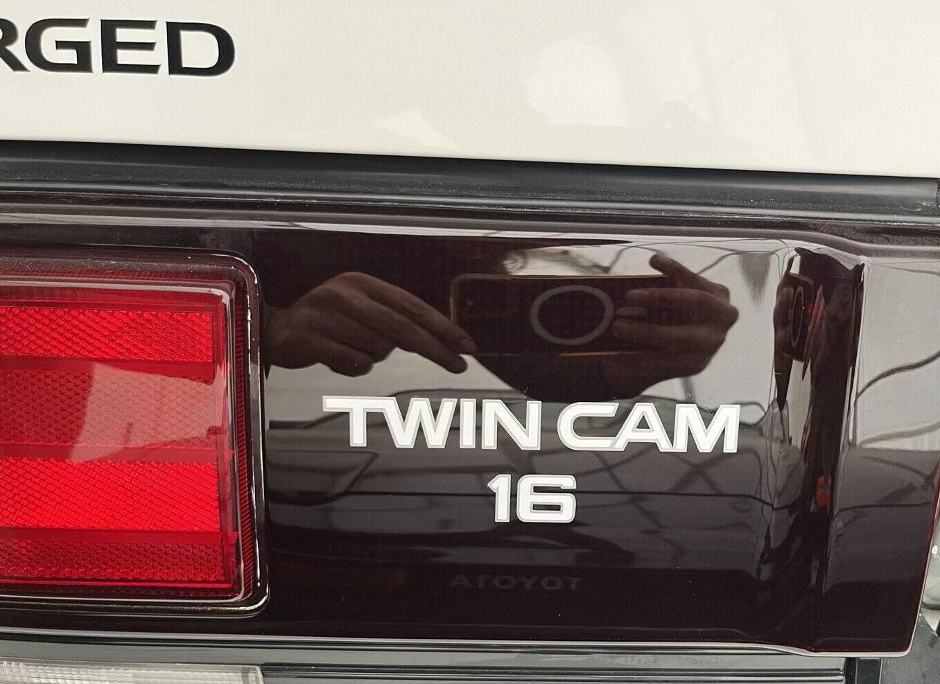 MR2 MK1 AW11 Decal - Fits MR2 84-88 - TwinCam 16G Supercharged Sticker