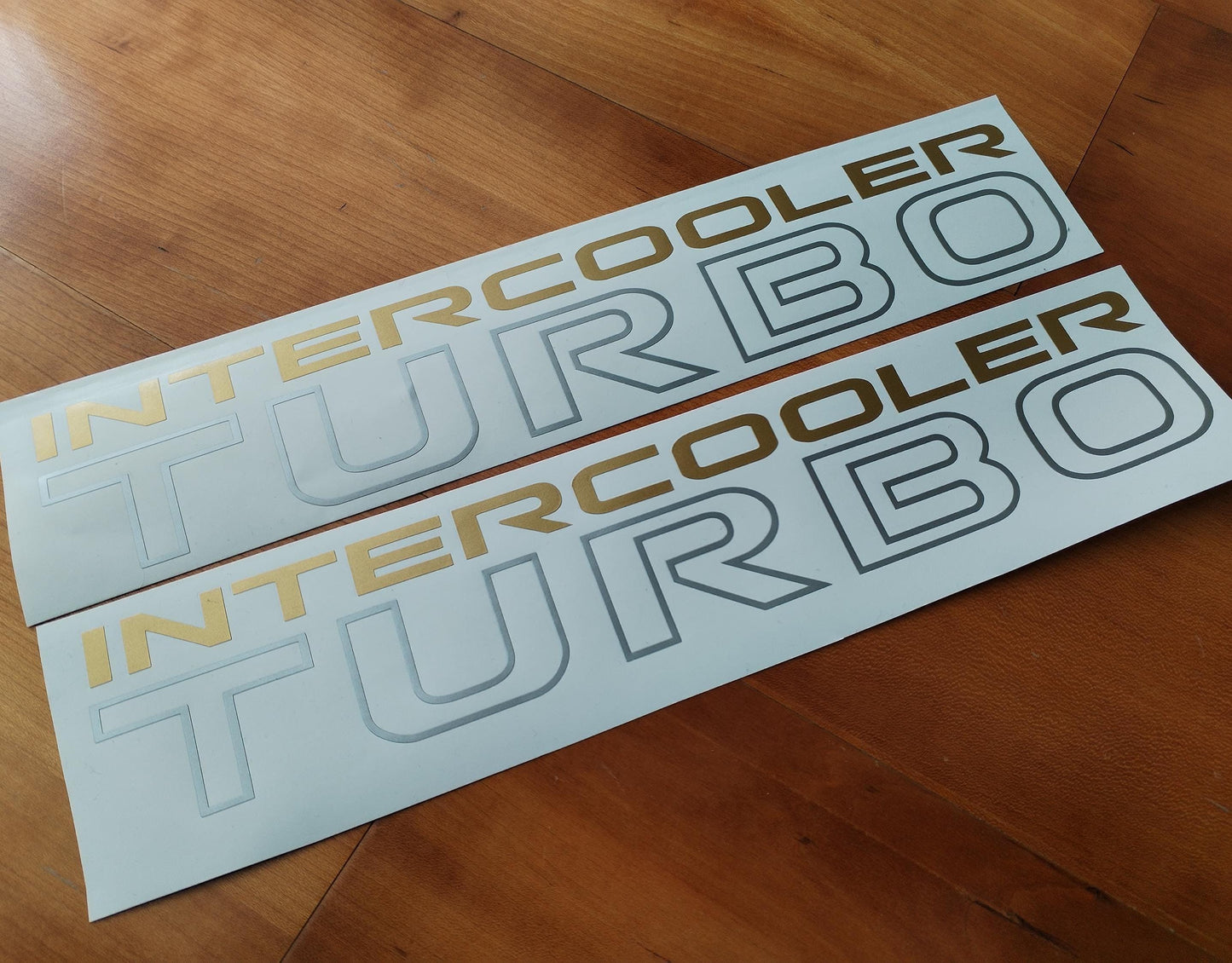 MK1 Pajero Side Decals OEM Look (Gold) - Fits Mitsubishi Intercooler Turbo -Reproduction Sticker Montero