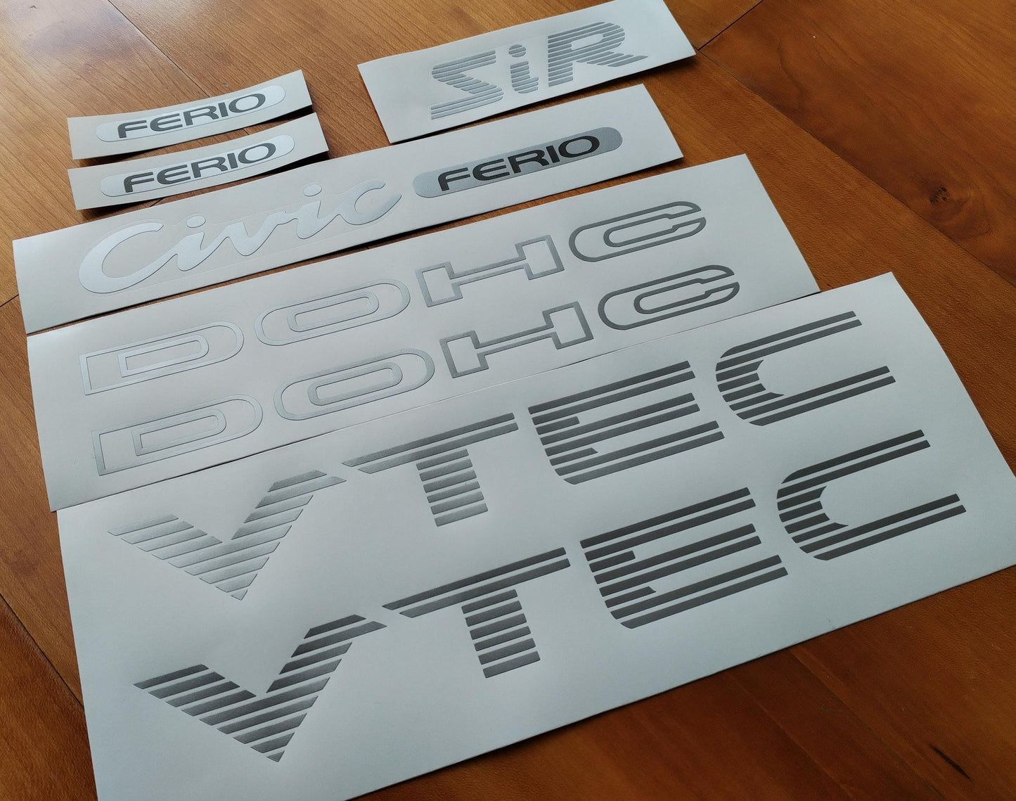 EG Ferio Sir Sticker Kit - Fits Civic EG Ferio - Side Rear Decal Stickers Aftermarket