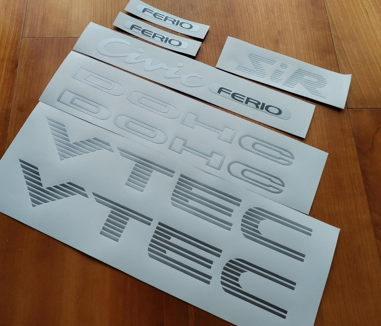 EG Ferio Sir Sticker Kit - Fits Civic EG Ferio - Side Rear Decal Stickers Aftermarket