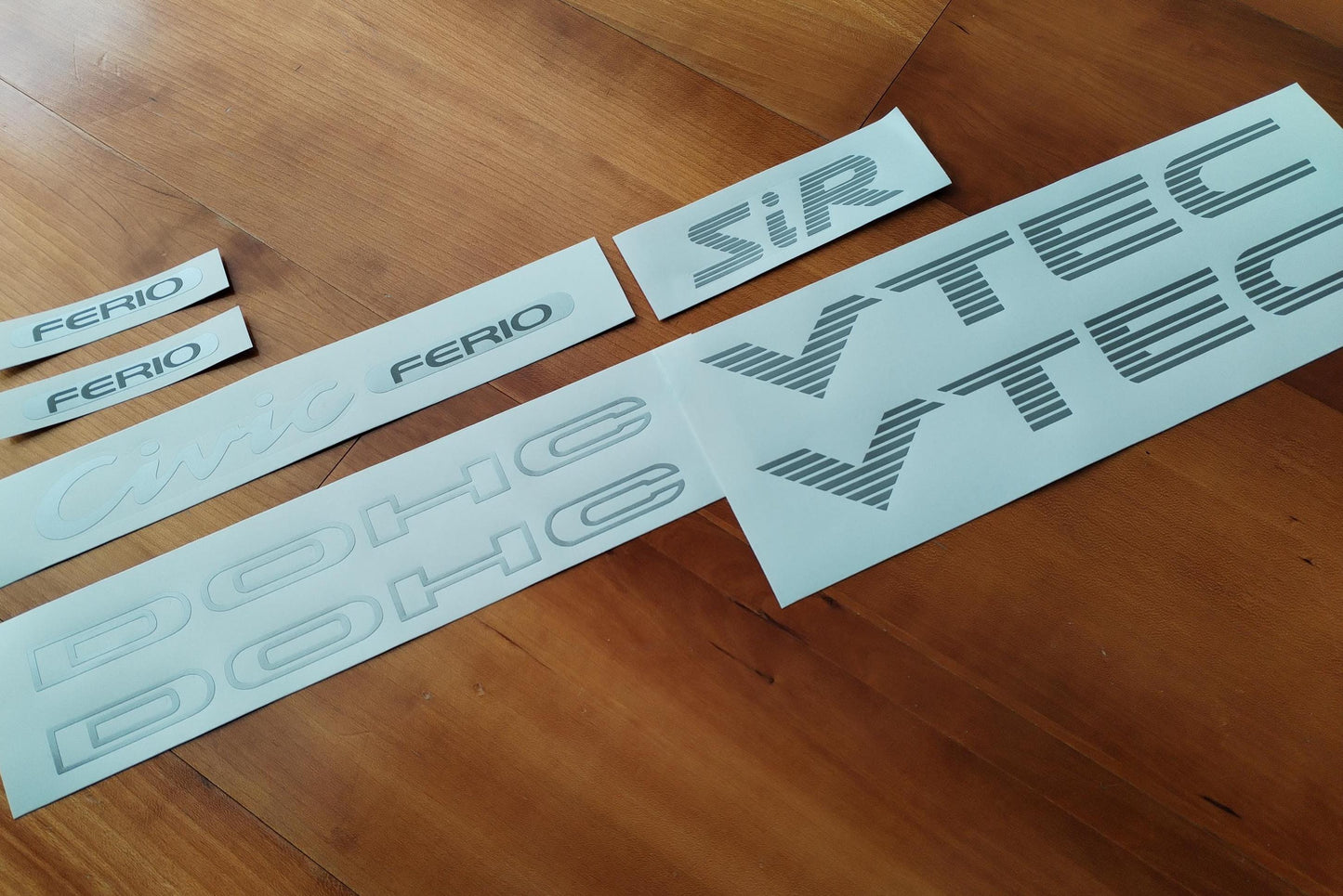EG Ferio Sir Sticker Kit - Fits Civic EG Ferio - Side Rear Decal Stickers Aftermarket