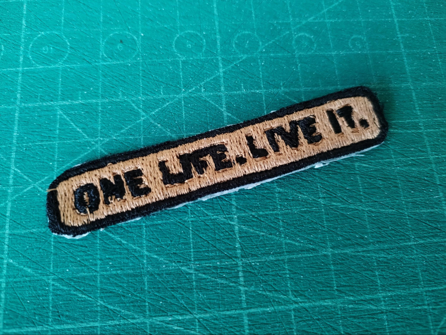Motorsport Patches - Rally 4x4 Ayrton One Life Sports Iron On Sew - Car Racing Jacket Jeans