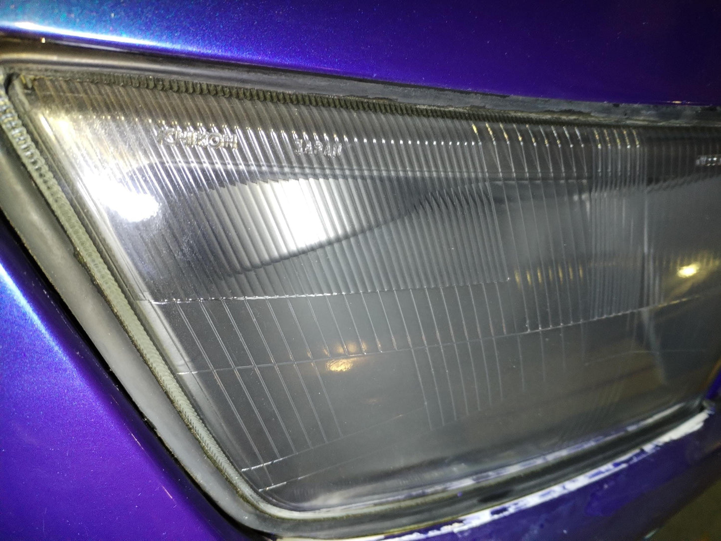 300ZX Headlight Stone Guard - Clear Film - VG30DETT V6 Z32 Twin Turbo - Protection Film