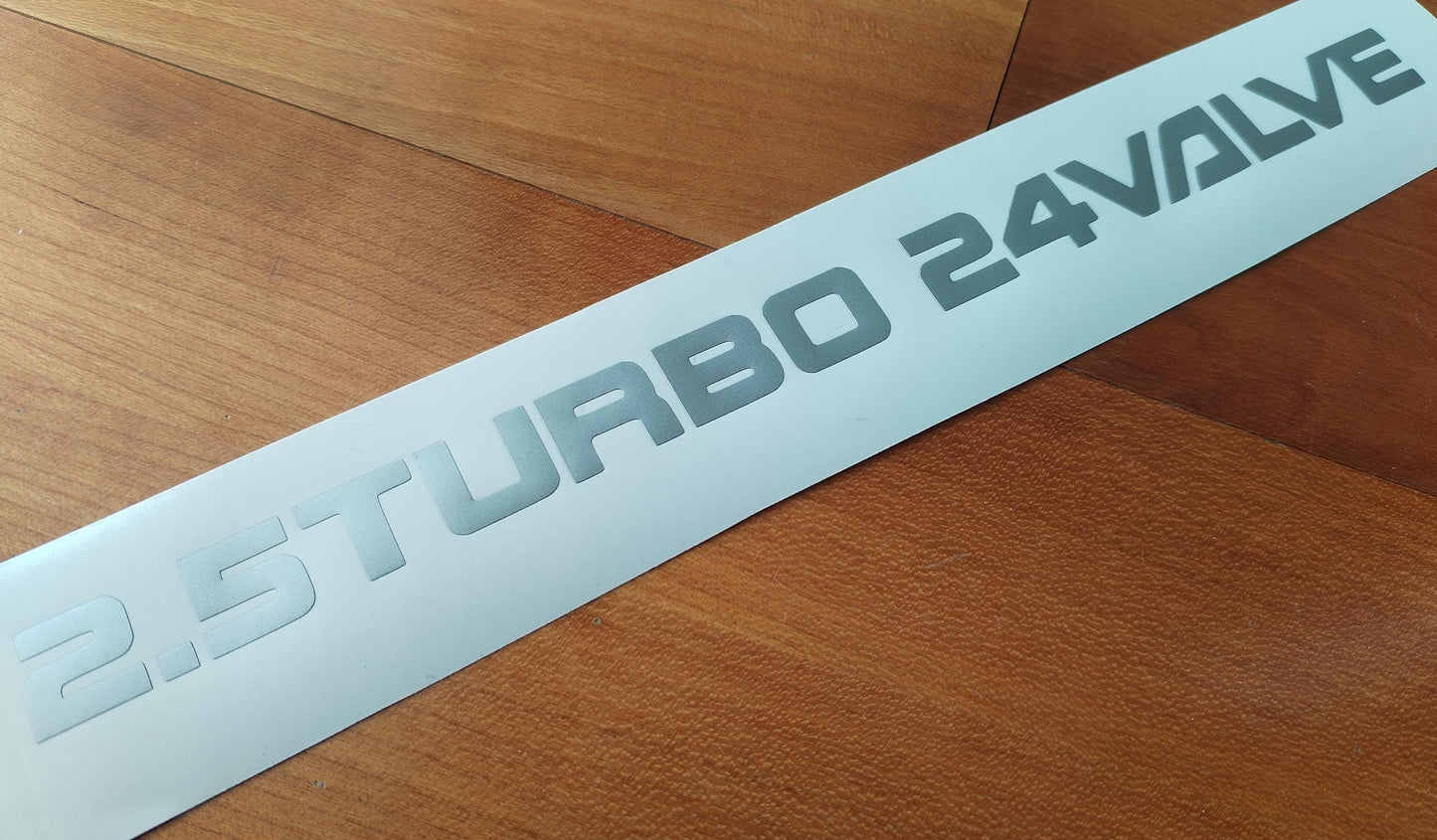 2.5 Turbo 24 Valve 200sx 180sx - RB25 S13 - Rear Reproduction Sticker Decal