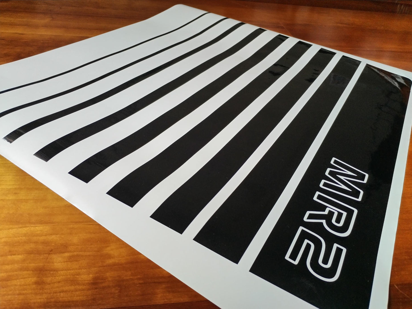 MR2 MK1 AW11 Decal Hood Bonnet Stripe - Fits MR2 84-88 - Twin Cam 16 Sticker Reproduction