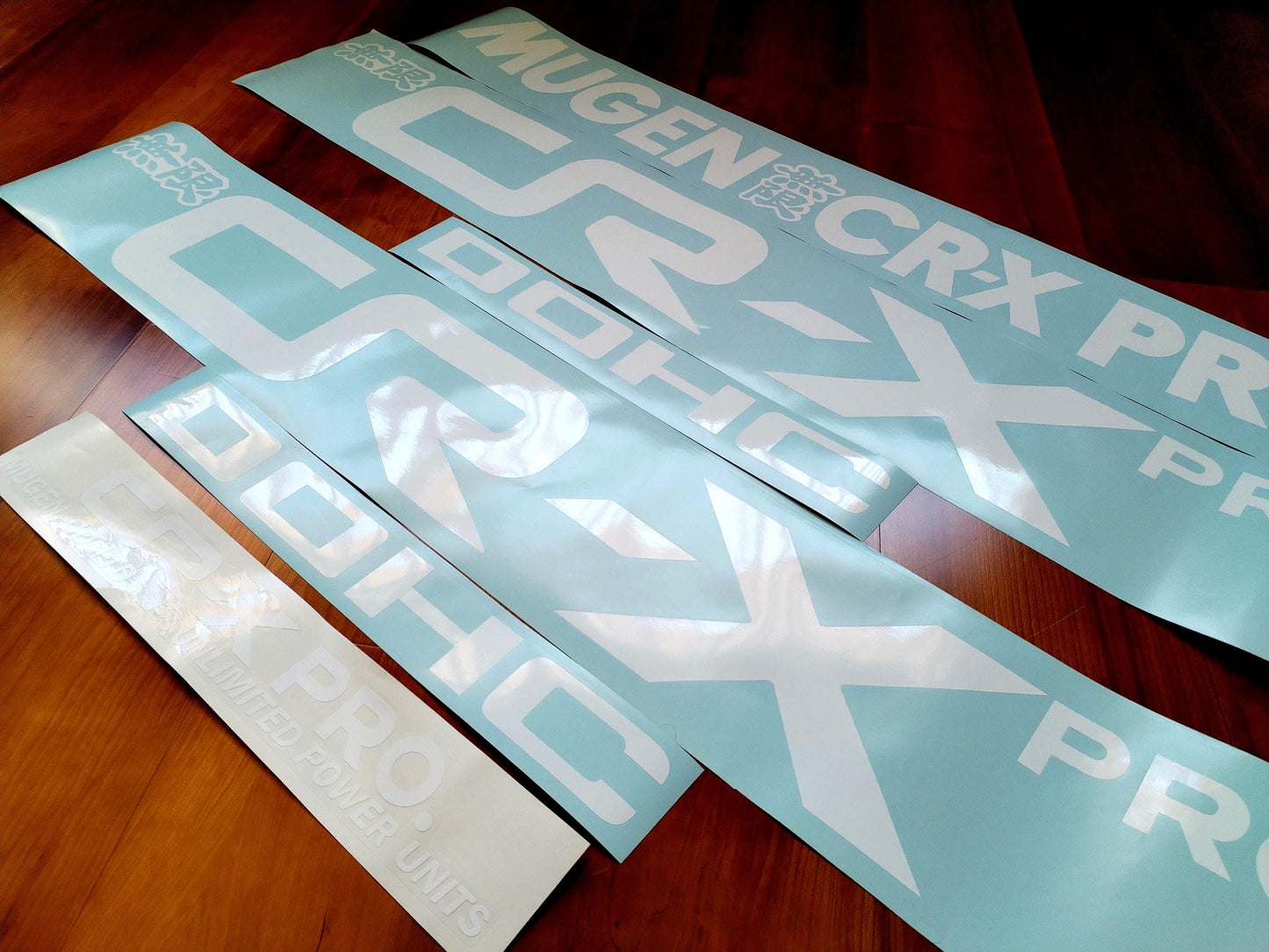 CRX Sticker Mugen kit - 84-87 - DOHC Pgmfi Decal - Fits Civic Crx