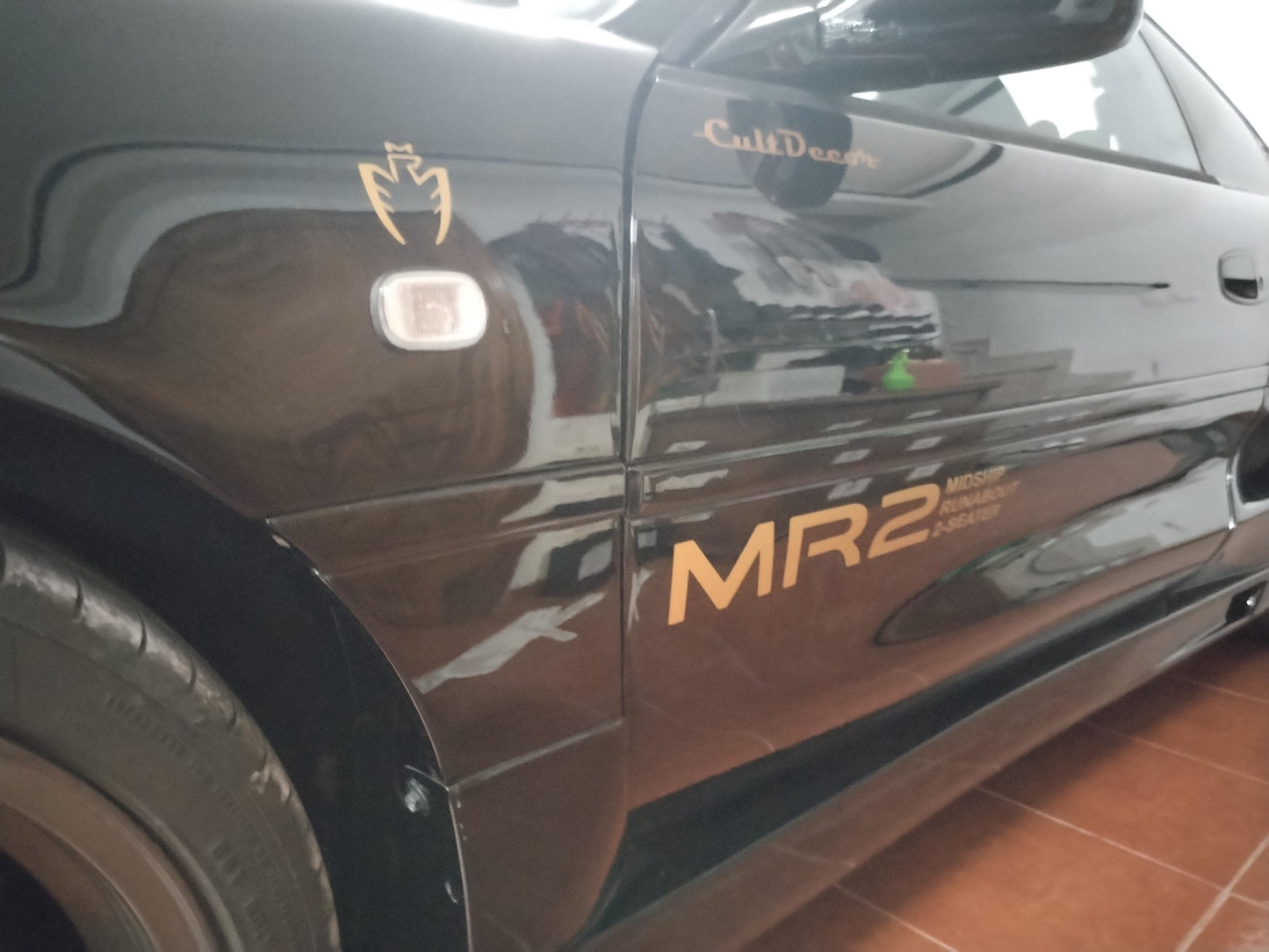 MR2 MK2 Side Door Stickers - Midship Runabout 2 Seater - Fits MR2 SW20 89-99