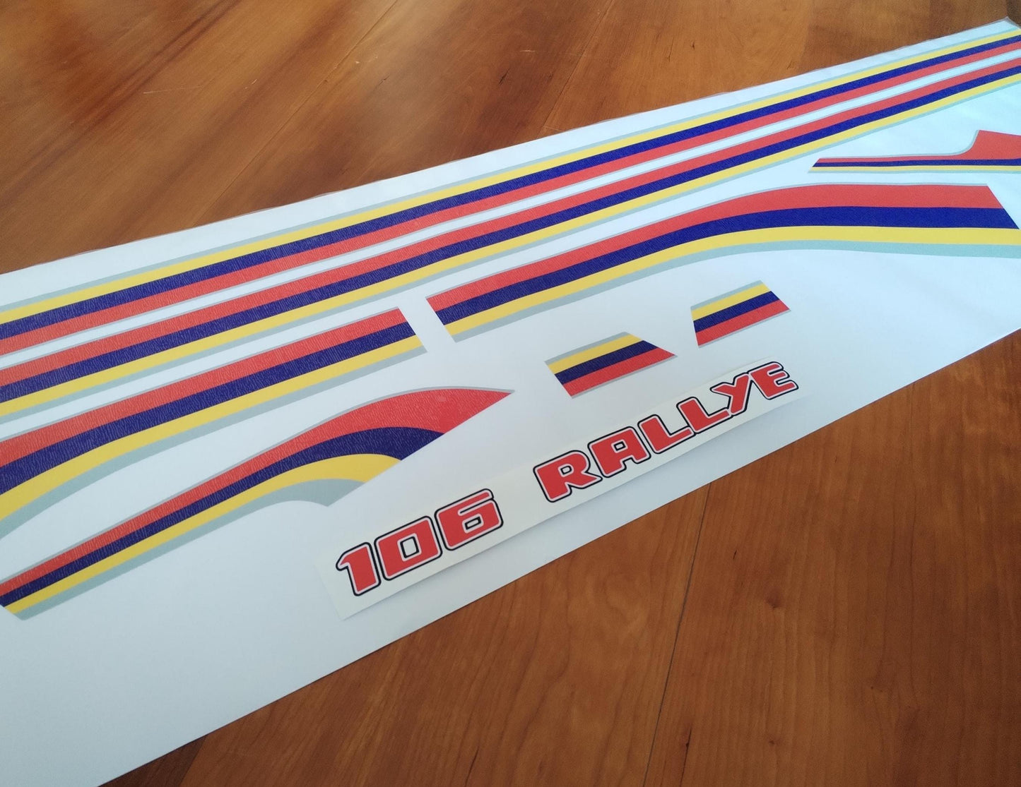 106 Rallye S1 - Fits Peugeot - Reproduction Decal Sticker Kit Full Set