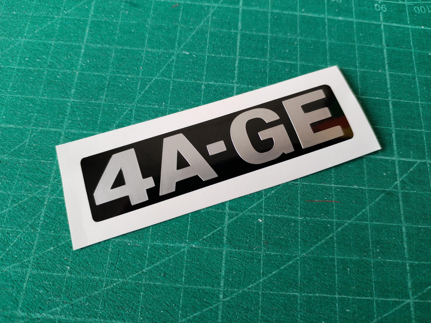 4A-GE 4AGE - Fits MR2 - Timing Belt Cover Sticker - Aftermarket Decal