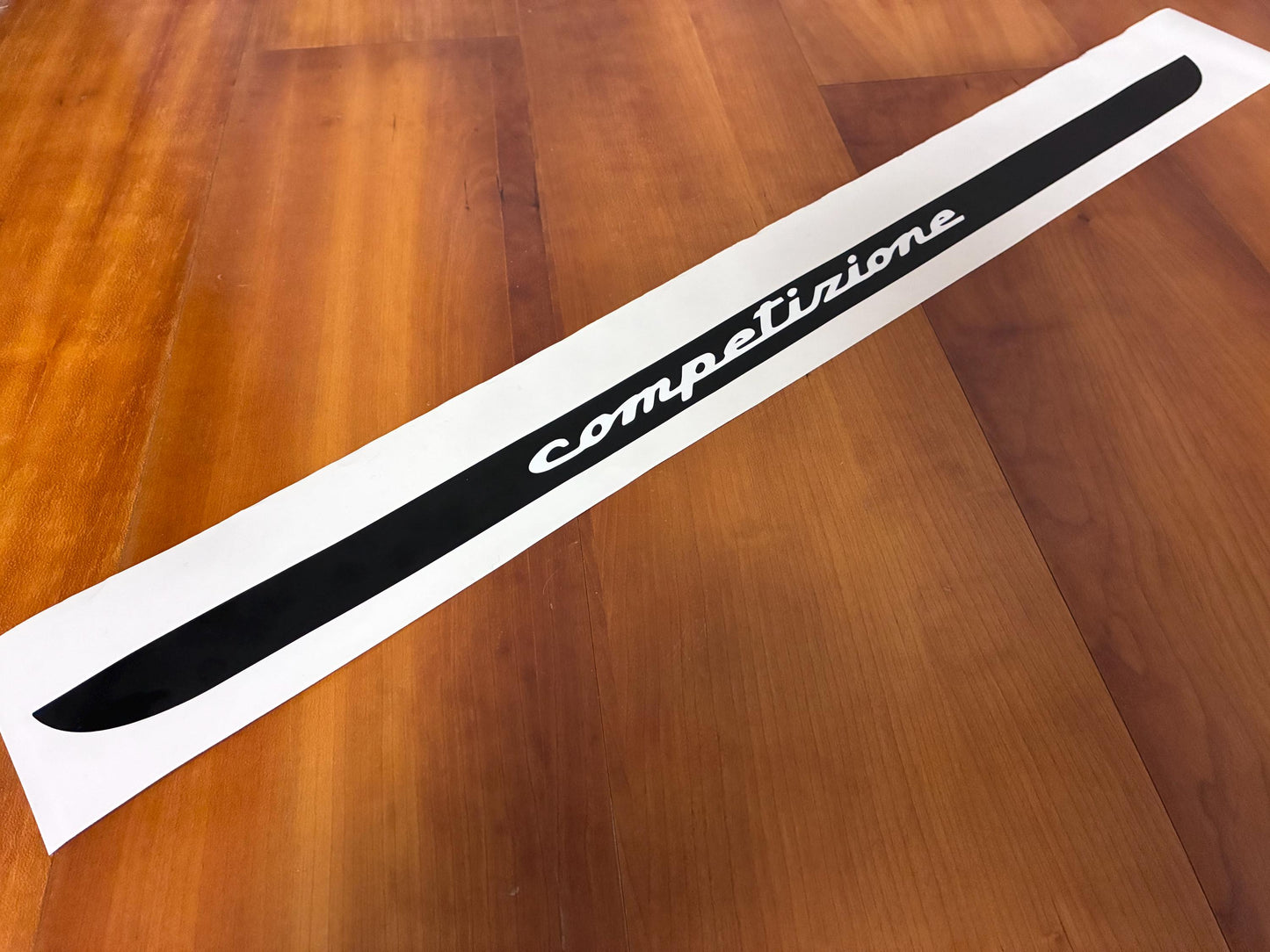 Rear Boot Strip Sticker - Fits 595/695 Essesse Scuderia Competizione Abarth 500 - Decal Vinyl