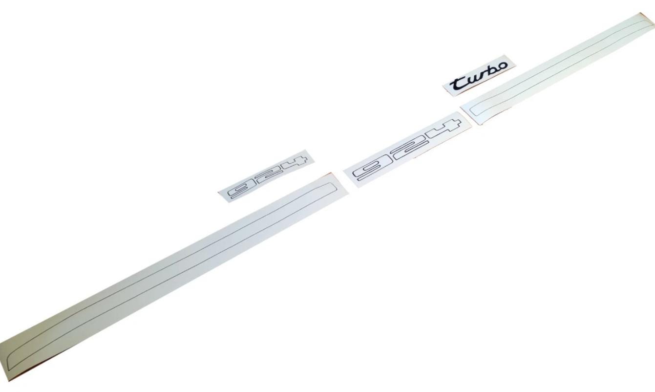 Rear Sticker Fits 924 - 924 S Turbo - Replacement Rear Decal Aftermarket