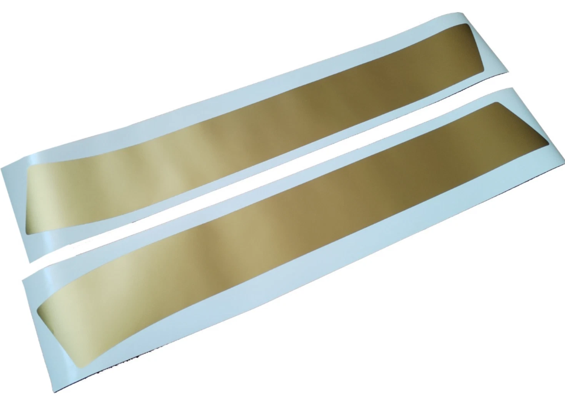 Classic Stripes Fits Mini Cooper Bonnet tripes - Matte Gold Sticker Aftermarket