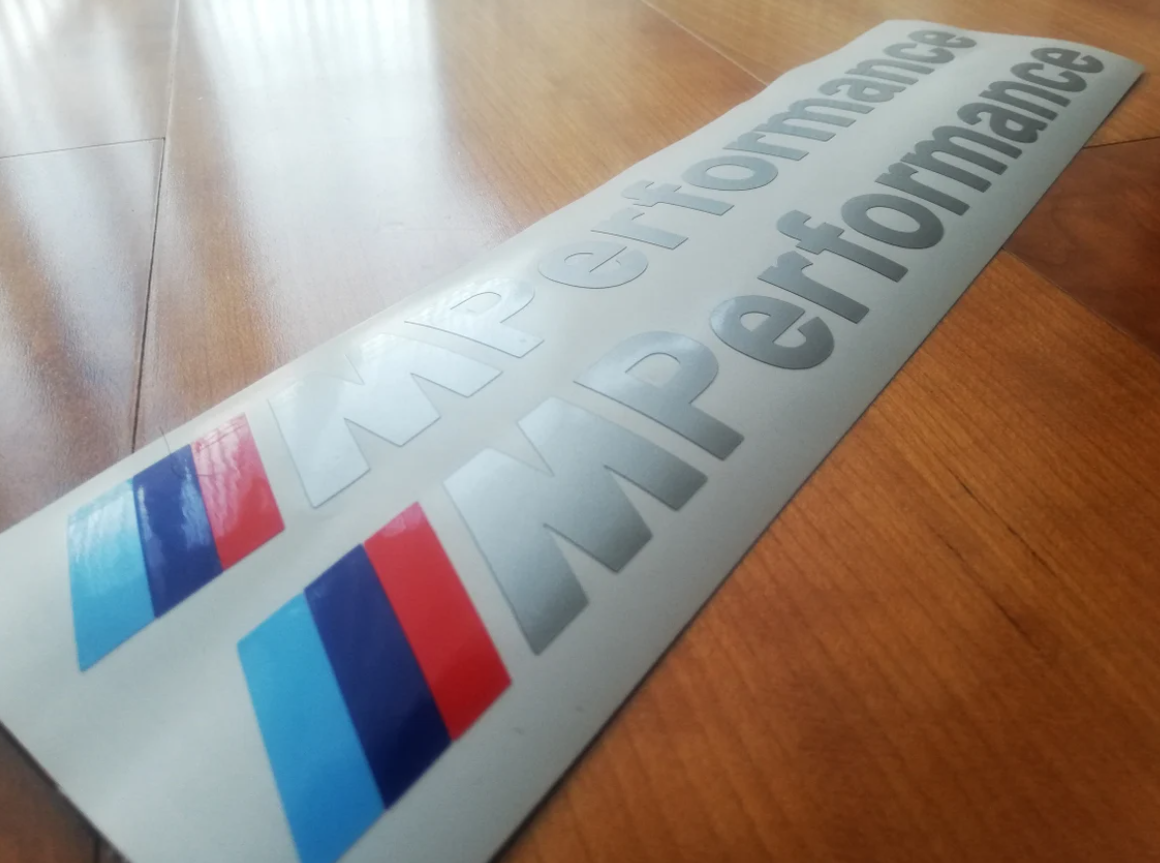 2x M Performance Side Decals - Fits BMW F33 420i 123d M2 M3 M4 - Sticker