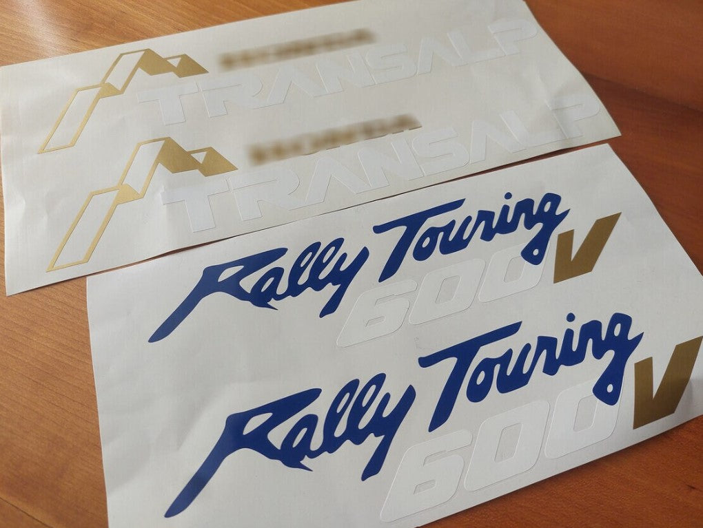Decals Transalp 600v - Fits Rally Touring - Motorcycle - Bike - Stickers Kit