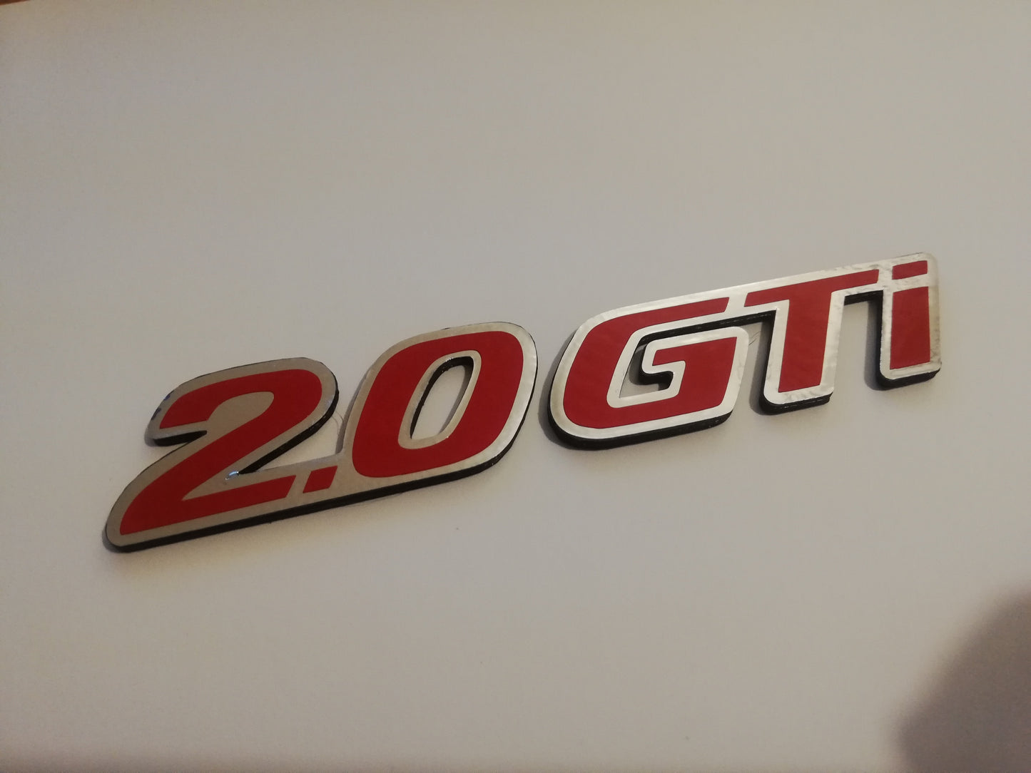 Almera GTI - SR20 - Rear Emblem Fits Almera N15 2.0 GTI - 3D Badge
