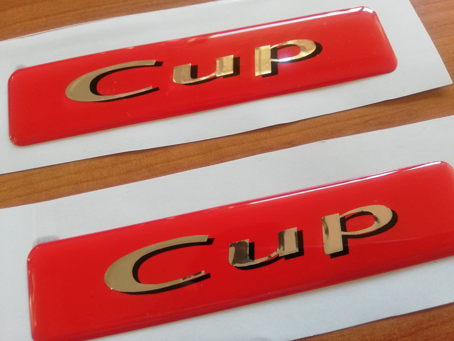 Saxo CUP - Side Emblems - Fits Citroen - Reproduction Decals / Domed Sticker