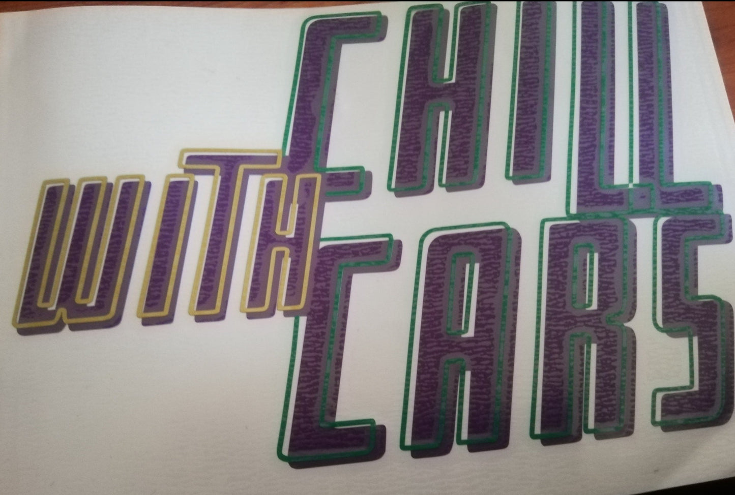 ChillWithCars Sticker