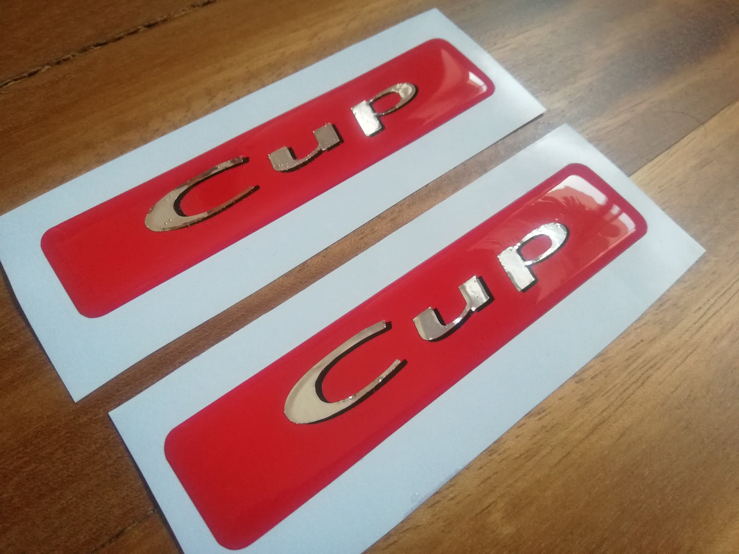 Saxo CUP - Side Emblems - Fits Citroen - Reproduction Decals / Domed Sticker